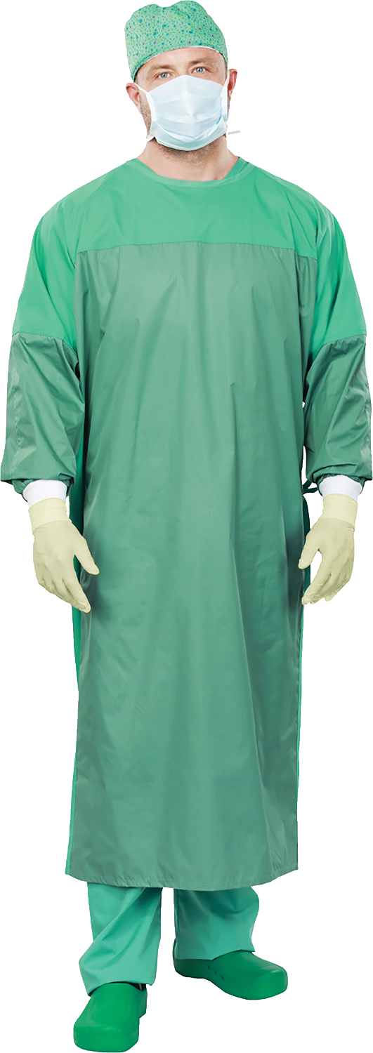 Standard risk surgical gown